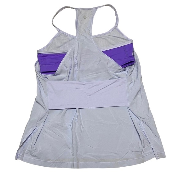 Lululemon 2 in 1 Tank top lavender purple Size 8 - Picture 2 of 8